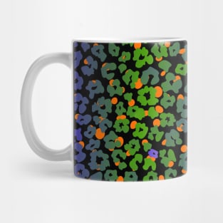 Colourful gradient unique flowers leopard stripes abstract modern 257 Pattern Mug